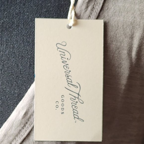 Universal Thread Goods Co. Galvanized Gray Fitted V Neck Short Sleeve TShirt 3XL - Picture 6 of 15